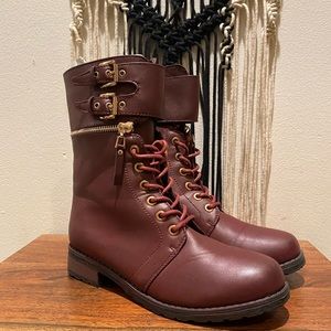 ‼️SOLD ‼️ Bamboo Women’s Combat Boots